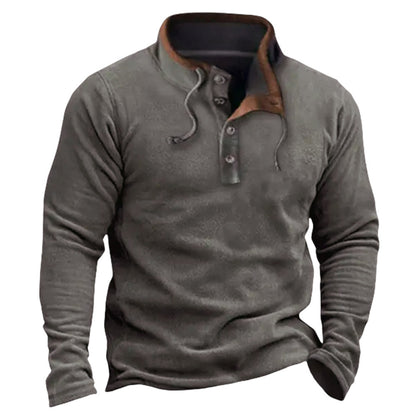 Premium Men's Fleece Zipper Sweater - Casual Pullover Jacket