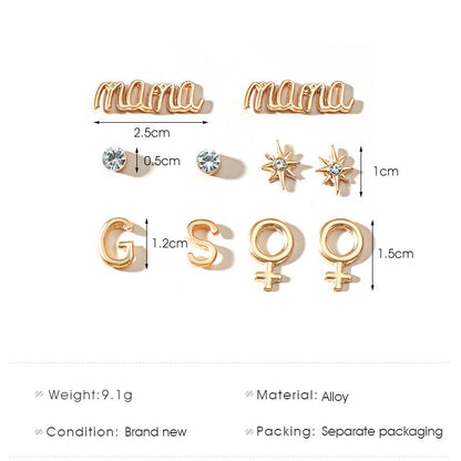 Ins Style Simple And Compact All-match Earrings Mother's Day Gift Female