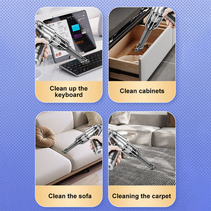 Premium Car Vacuum Cleaner - Powerful Portable Handheld Auto Detailing Tool with Strong Suction