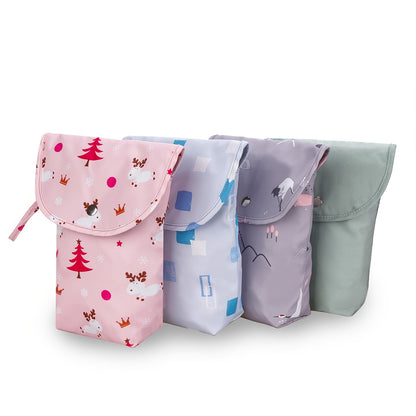 [Portable Diaper Storage for Youngsters] Portable Diaper Storage Bag for Youngsters - Durable Polyester, Ideal for Diapers & Wet Wipes