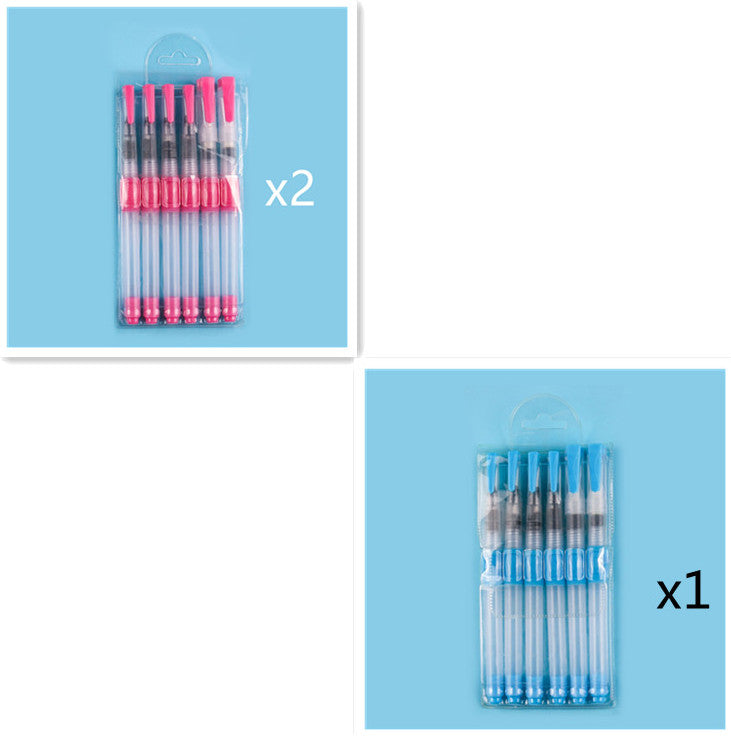 Water Soluble Color Lead Painted Solid Watercolor Brush Set