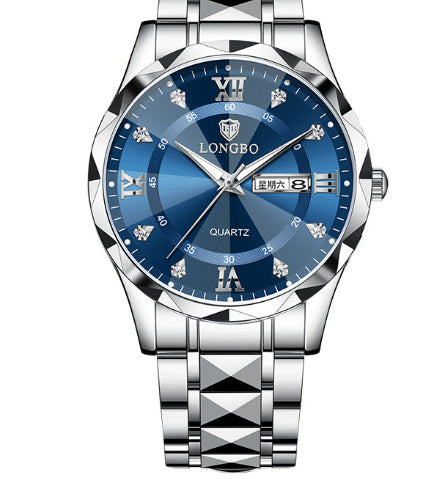 Waterproof Luminous Dual Calendar Watch