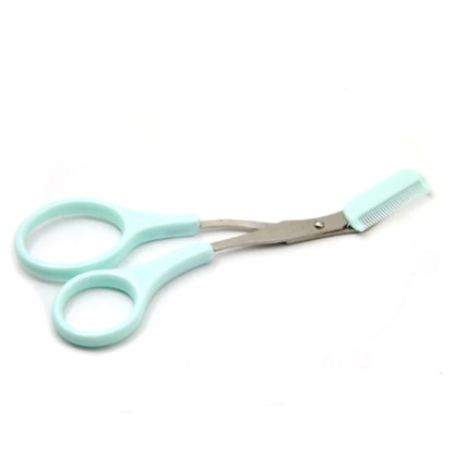 Eyebrow Trimmer Scissor with Comb Facial Hair Removal Grooming Shaping Shaver Cosmetic Makeup Accessories, Eyebrow Grooming Kit, Scissers for Eyebrow, Eyebrow Kit for Women, Eyebrow Stamp Kit Set, Eyebrow Clippers