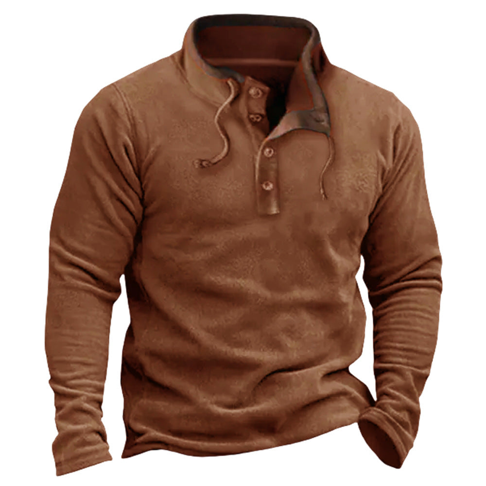 Premium Men's Fleece Zipper Sweater - Casual Pullover Jacket