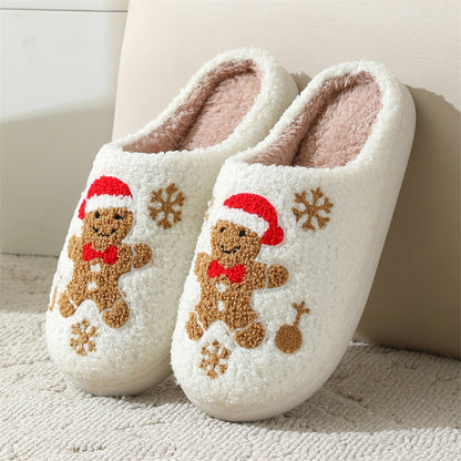 Cotton Slippers Women's Indoor Home Plush Warm Slippers