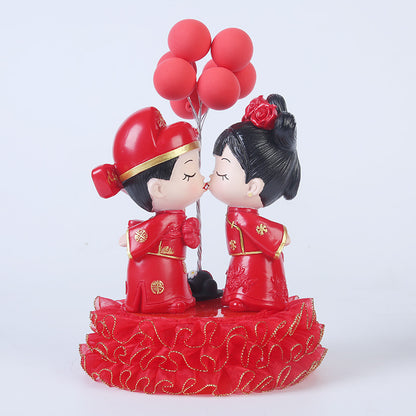 Layered Cake Ornament Valentine's Day Love Wedding Gift