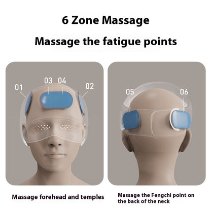 Head And Eye Integrated Massage Instrument Airbag Package Sleep Aid Home