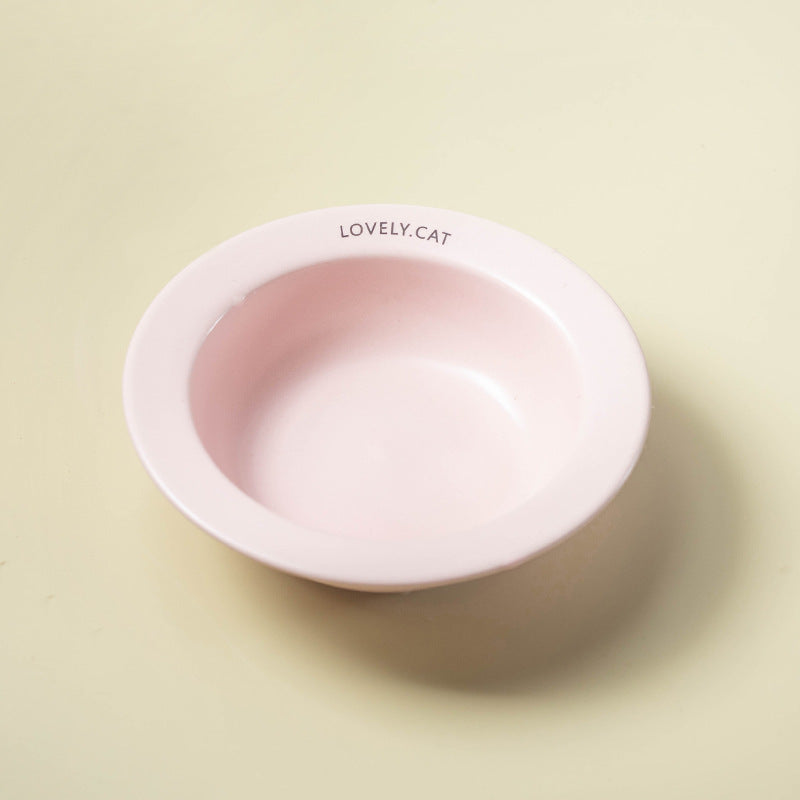 Cat Bowl Rack Acrylic Dog Bowl Anti-tumble