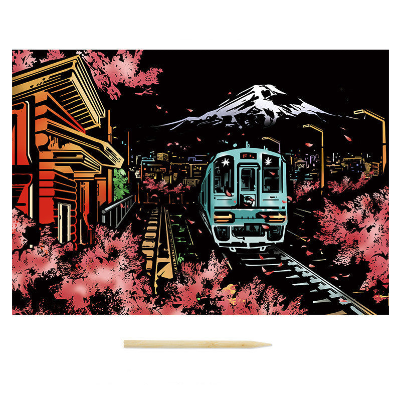 Nightview Living Room Decoration Painting