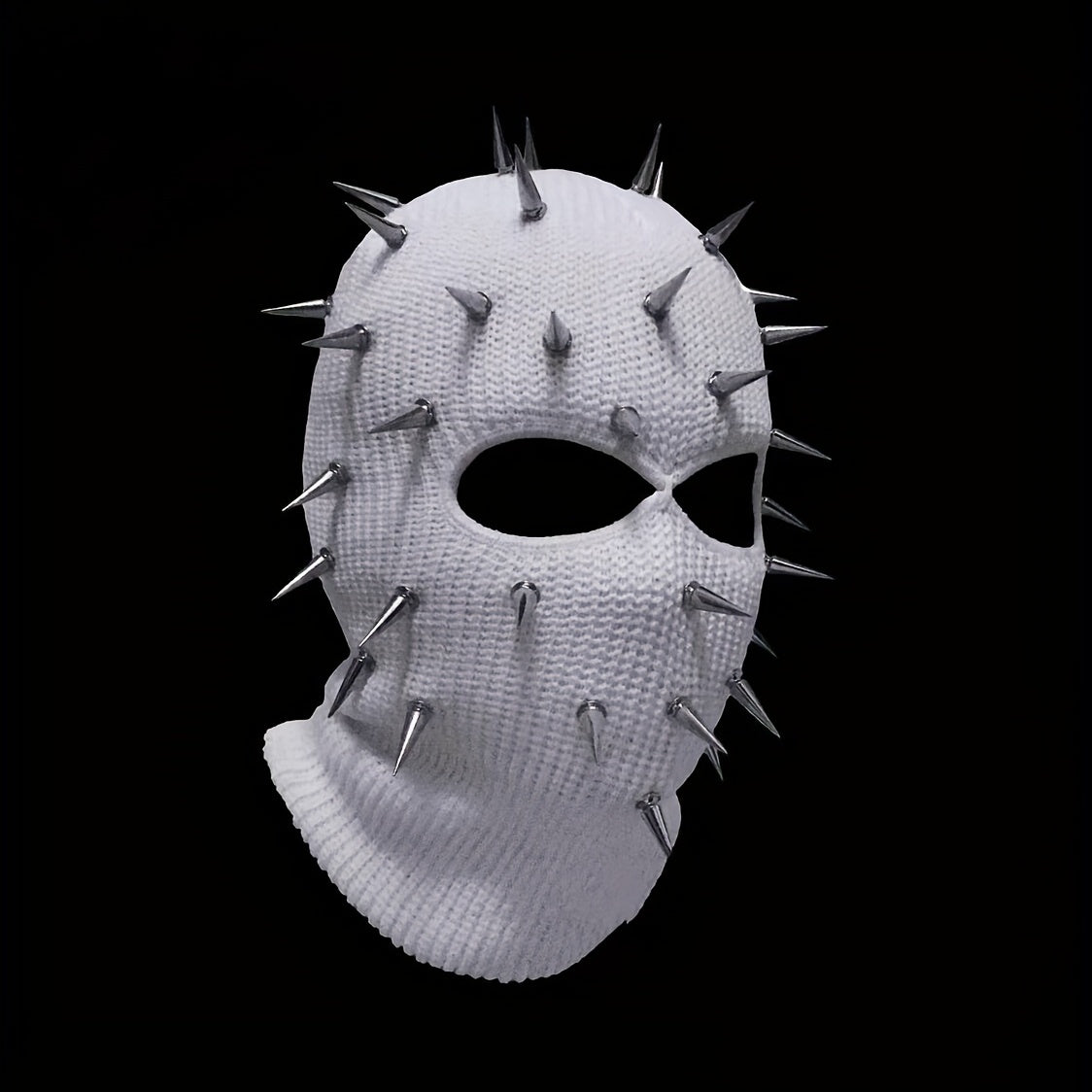 Premium Punk Balaclava Ski Mask - 3-Hole Knitted Face Cover for Winter Street Style