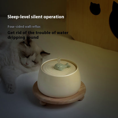 Cat Ceramic Automatic Circulating Filter Water Dispenser