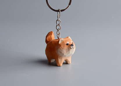 Handmade Wooden Cat Figurine - Artisan Carved Wood Cat Sculpture Home Decor Gift