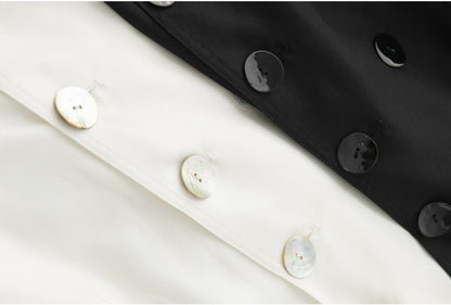 Women's Over-the-Knee Mid-Length Trench Coat with Silk Waist Belt - Elegant Winter Coat