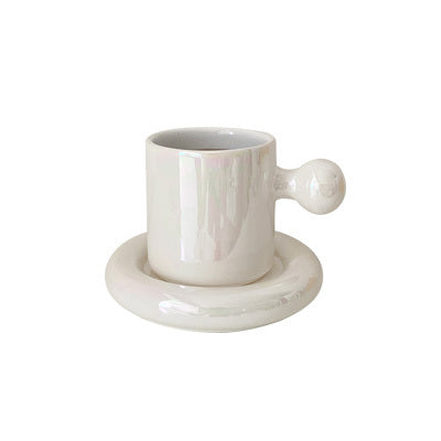 Creative Vitality Egg Yolk Cup Mug and Saucer Set