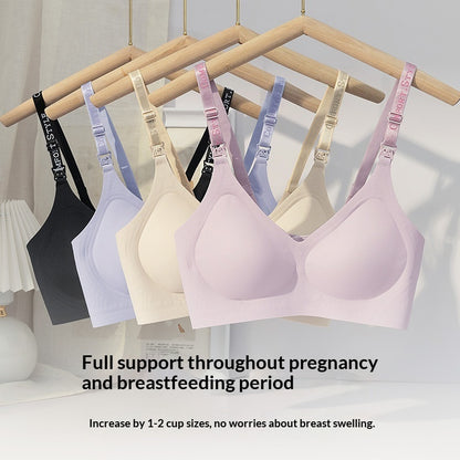 Maternity Fixed-Cup Padded Bra With Soft Support