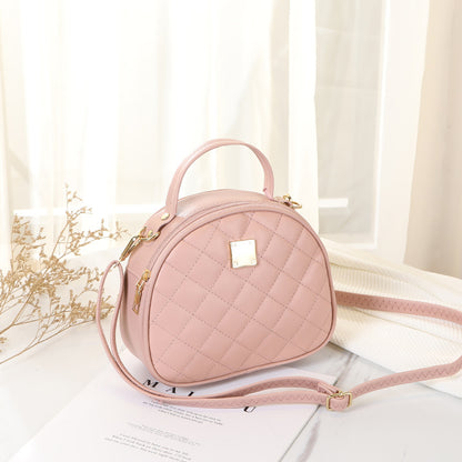 Women's Bag New Embroidered Semicircle Portable Small Square Bag