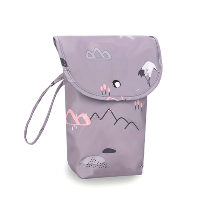 [Portable Diaper Storage for Youngsters] Portable Diaper Storage Bag for Youngsters - Durable Polyester, Ideal for Diapers & Wet Wipes