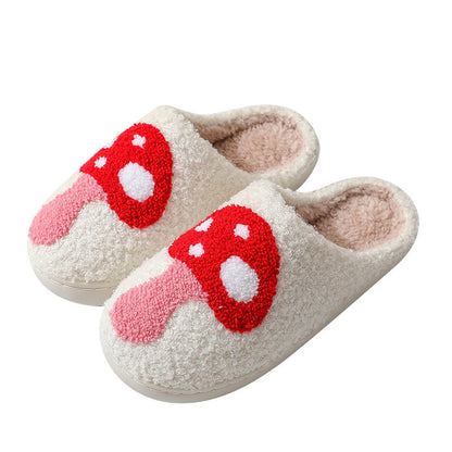 Cotton Slippers Women's Indoor Home Plush Warm Slippers