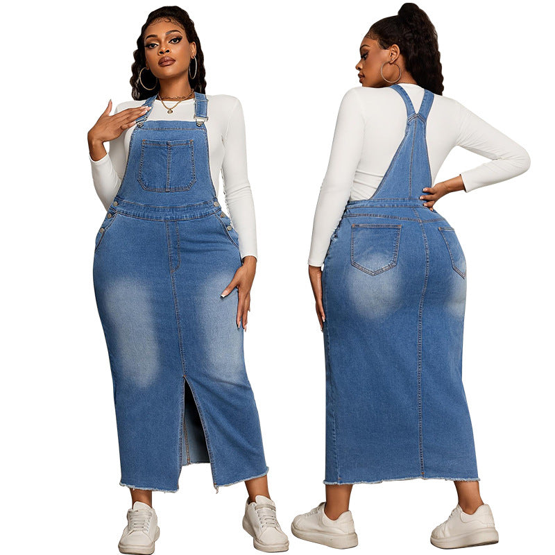 Casual And Versatile Denim Slimming Dress