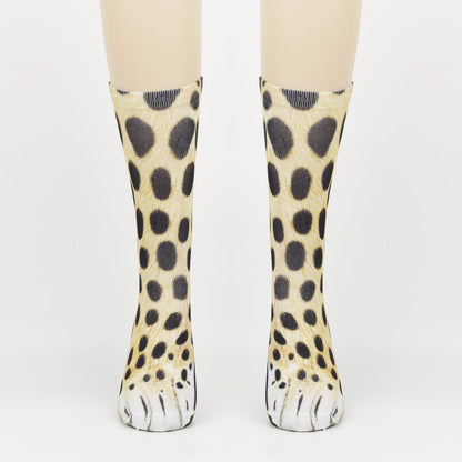 3D Animal Foot Print Socks Printed Socks