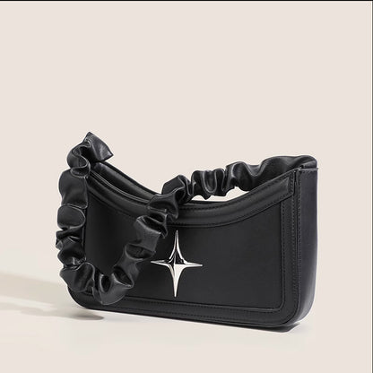 French Ins Style Pleated Underarm Bag