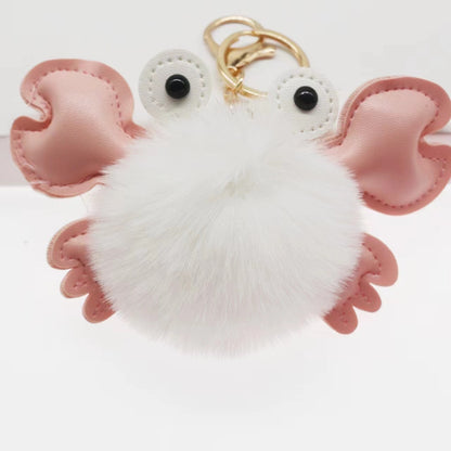 Cartoon Cute Crab Keychain Pendant
