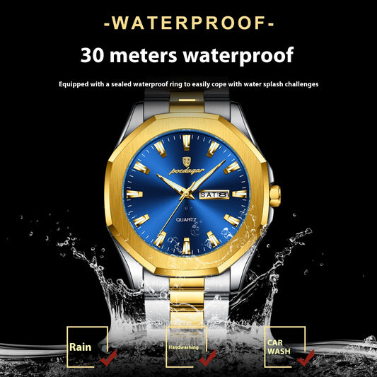 Men's Steel Strap Quartz Watch