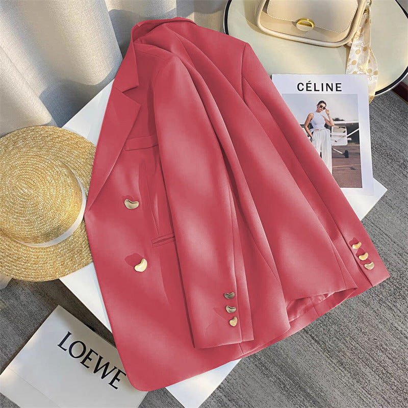 New High-end British Style French Texture Suit Jacket For Women