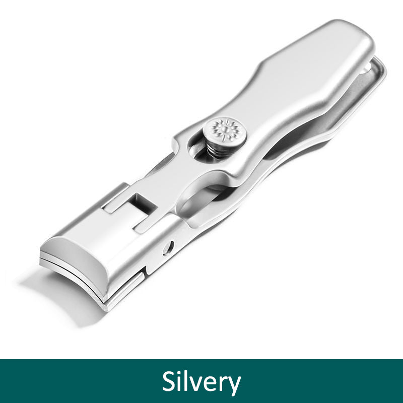 Splash Resistant Stainless Steel Nail Clippers With Large Openings