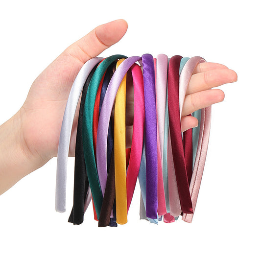 Color Headband Diy Cloth Wrapper Accessories Ribbon Cloth Headband Ornament Material Wholesale
