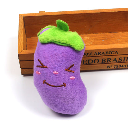 Pet Supplies Plush Toy Simulation Eggplant