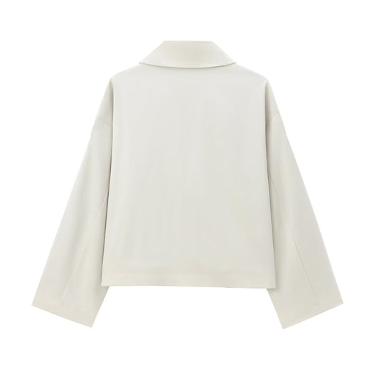 British Style Short Lapel Trench Coat