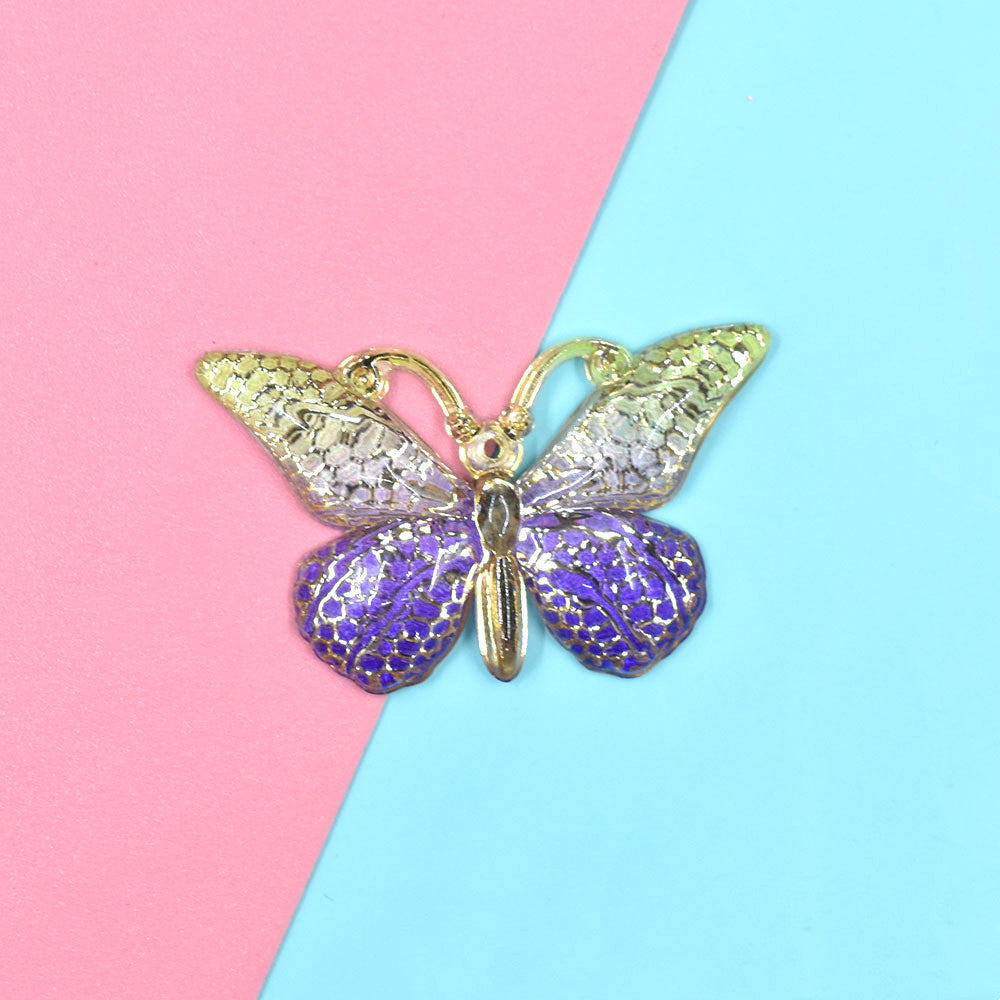 Schmetterlingsaccessoires DIY Handgefertigter Schmuck Tropfenkleber Handyhüllenaufnäher