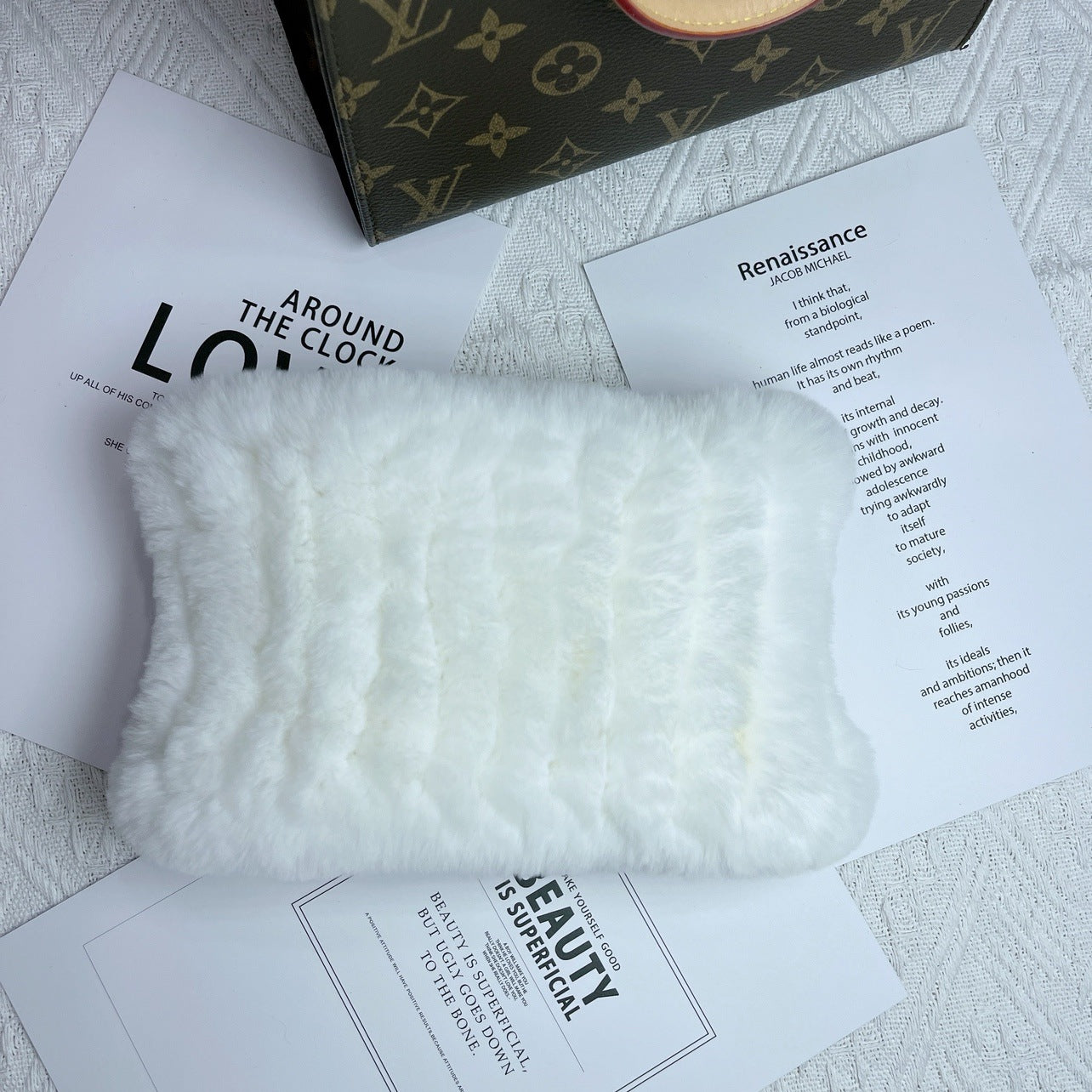 Women's Versatile Fur Snood Warm Scarf