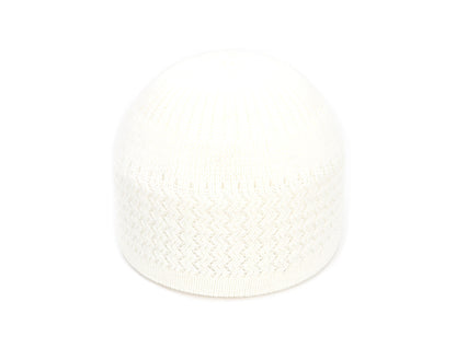Autumn And Winter Hedging Knitted Wave Jacquard Neutral Dome Warm Woolen Toe Cap