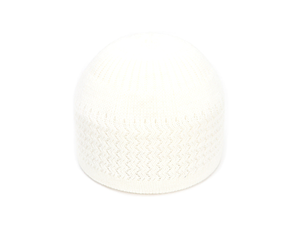 Autumn And Winter Hedging Knitted Wave Jacquard Neutral Dome Warm Woolen Toe Cap