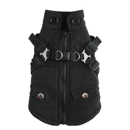 Pet Supplies Chest Back Zipper