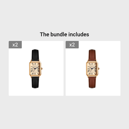 Ladies Square Roman Numeral Luxury Vintage Fashion Quartz Watch Fancy Women Watches Jewelry Sophisticated And Stylish Women Watch