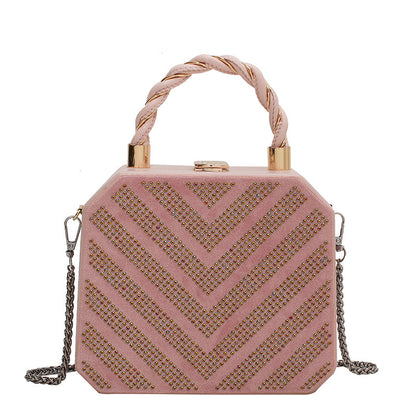 Simple Shoulder Bag Messenger Bag Metal Buckle Female Bag