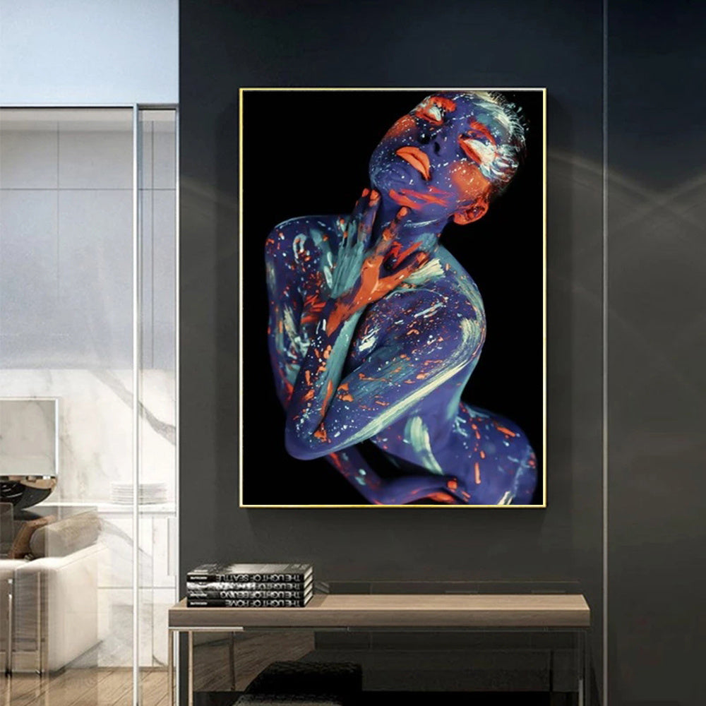 Living Room Decorated Canvas Painting