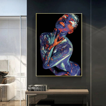 Living Room Decorated Canvas Painting