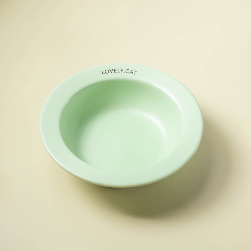Cat Bowl Rack Acrylic Dog Bowl Anti-tumble