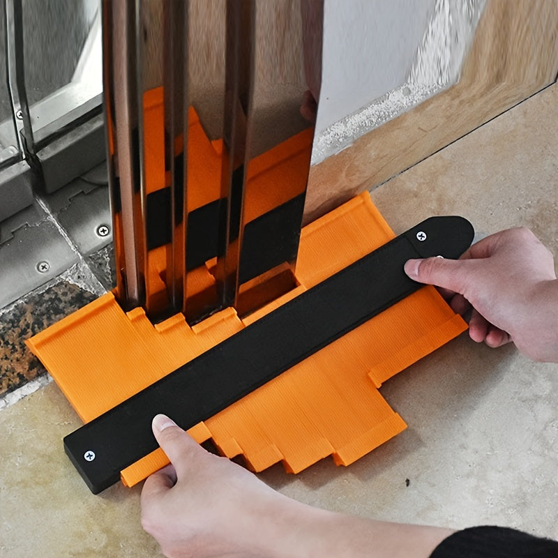 GOXAWEE Contour Gauge Profile Tool, 5Inch/10Inch Adjustable Lock, Precisely Copy Irregular Shape Duplicator For Flooring, Construction, Carpenter, DIY Handyman