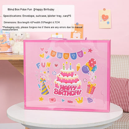 Cave Music Blind Box Gift Box Empty Poke Homemade Surprise Birthday Gift Lucky Draw For Boyfriend Birthday Valentine's Day 7