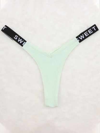 7pcs Combination European and American Underwear Women's Thong