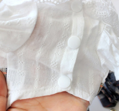 Dog Thin Skirt With Drawstring Chest Back