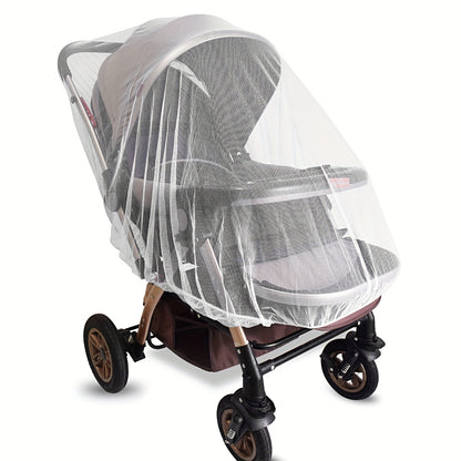 Premium Baby Stroller Mosquito Net - Universal Fit Bug Protection for Strollers, Bassinets & Cribs