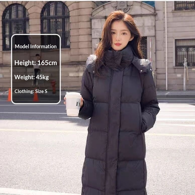 Off-season Down Jacket For Petite Women Long Style