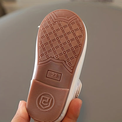 Girls Princess Mary Jane Shoes - Star Pattern Non-Slip Toddler Shoes