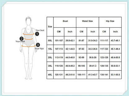 Cross Collar Random Printed Bikini Swimsuit Suit